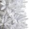 7ft. Pre-Lit White Artificial Christmas Tree, Warm White LED Lights